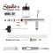 8 HI-FLOW All-Purpose Precision Dual-Action Siphon Feed Airbrushes with High Performance Airbrush Air Compressor with Air Storage Tank